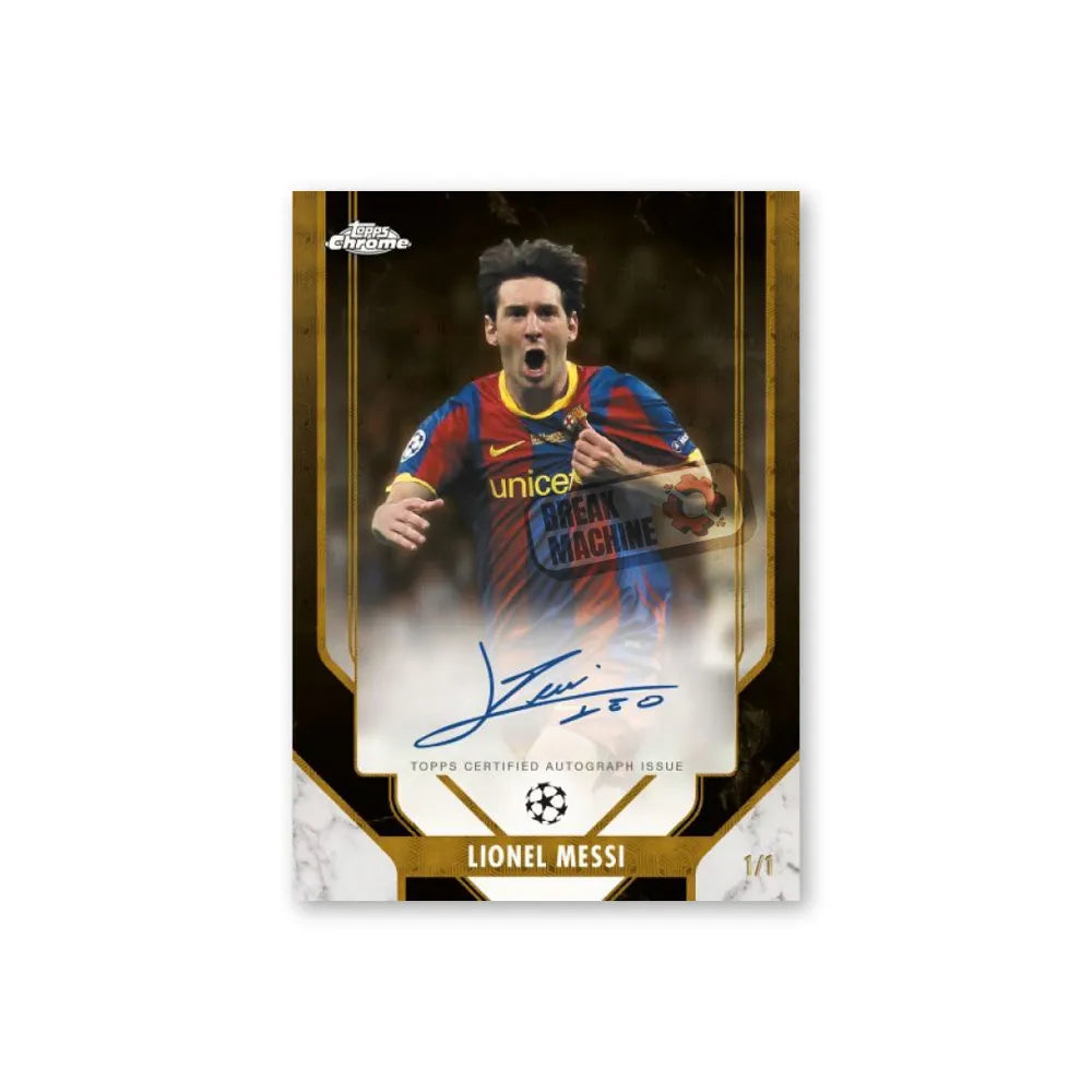 2025/26 Topps Chrome Compétitions de clubs de l’UEFA - Box Value UCC