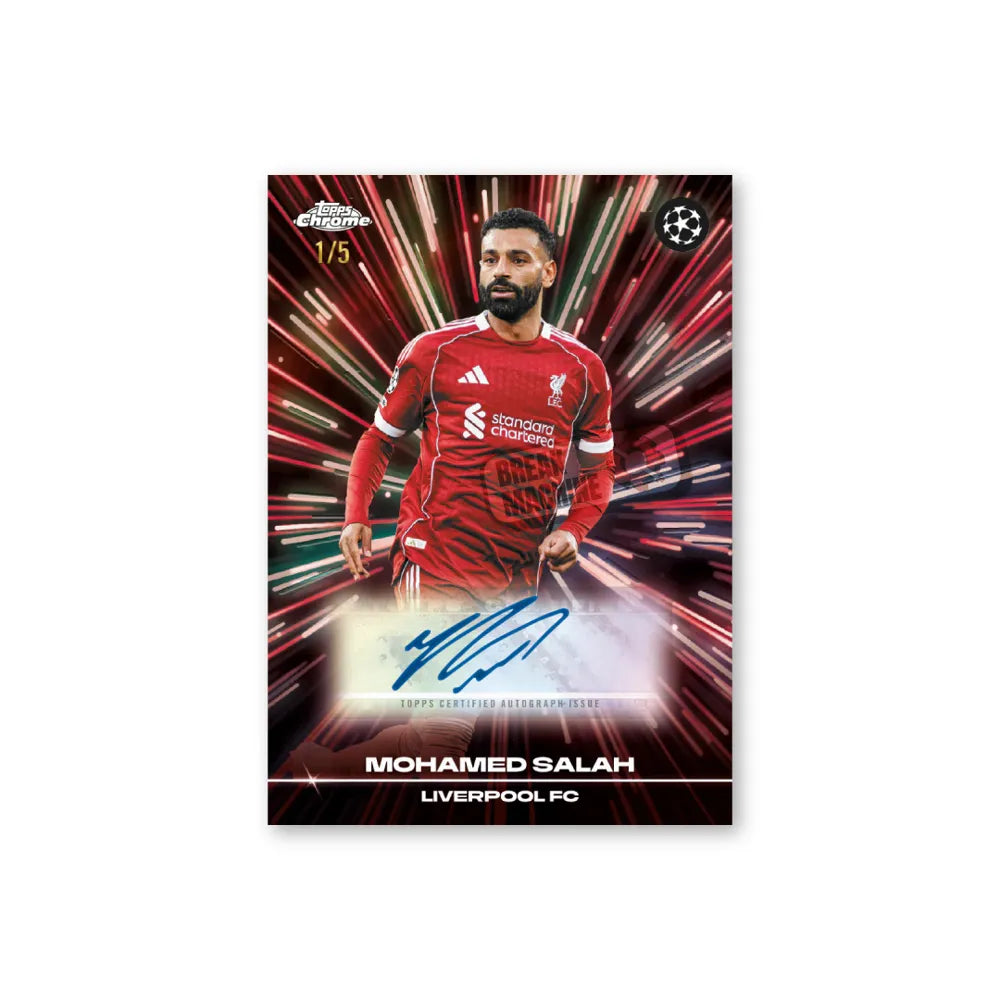 2025/26 Topps Chrome UEFA Club Competitions - UCC Hanger