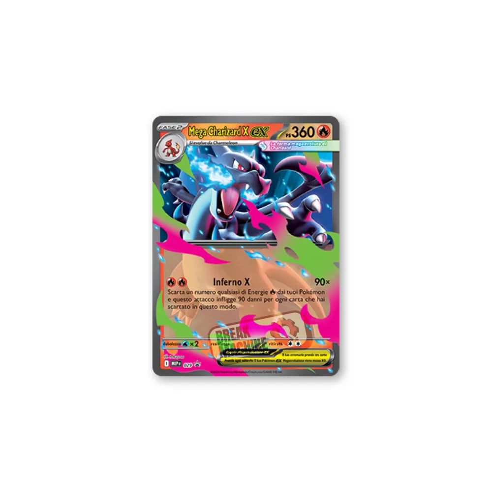 Tin da collezione Megaevoluzione: Mega Charizard X EX (IT)