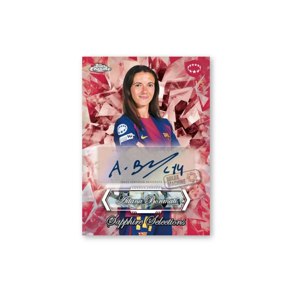 Topps Chrome Sapphire UEFA UWCL 2025/26 - Hobby Box