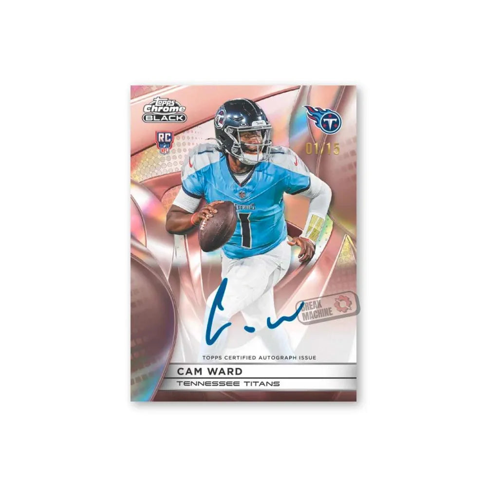 2025 Topps Chrome Black NFL Football - Hobby-Box