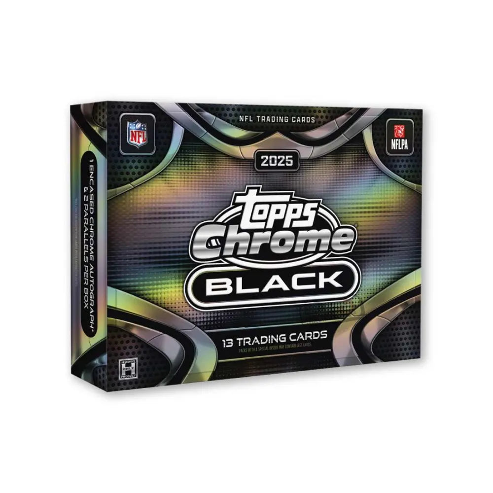 2025 Topps Chrome Black NFL Football - Hobby-Box