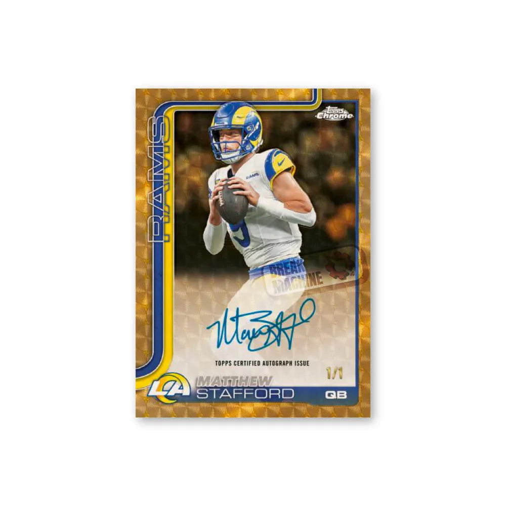 2025 Topps Chrome NFL Football - Breaker's Delight Box