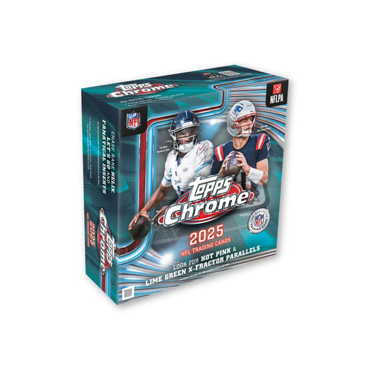 2025 Topps Chrome NFL Football - Mega Box