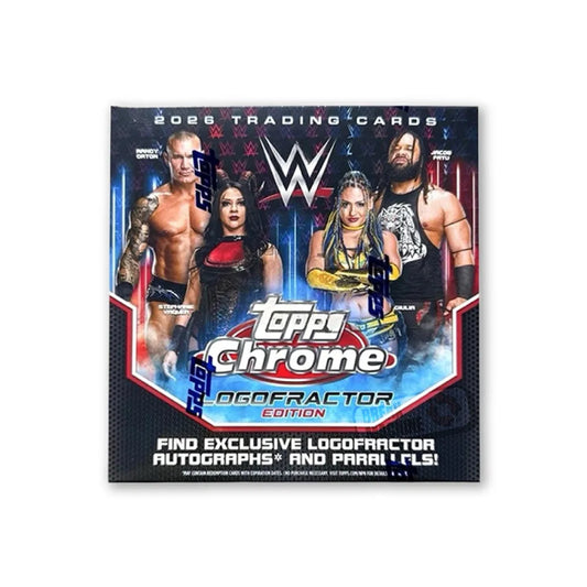 2026 Topps Chrome WWE Logofractor - Hobby Box