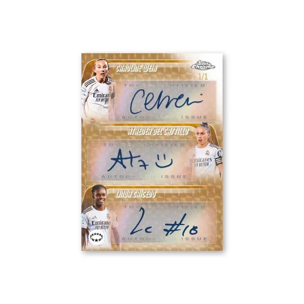 Topps Chrome UEFA Women’s Champions League 2025/26 - Hobby Box