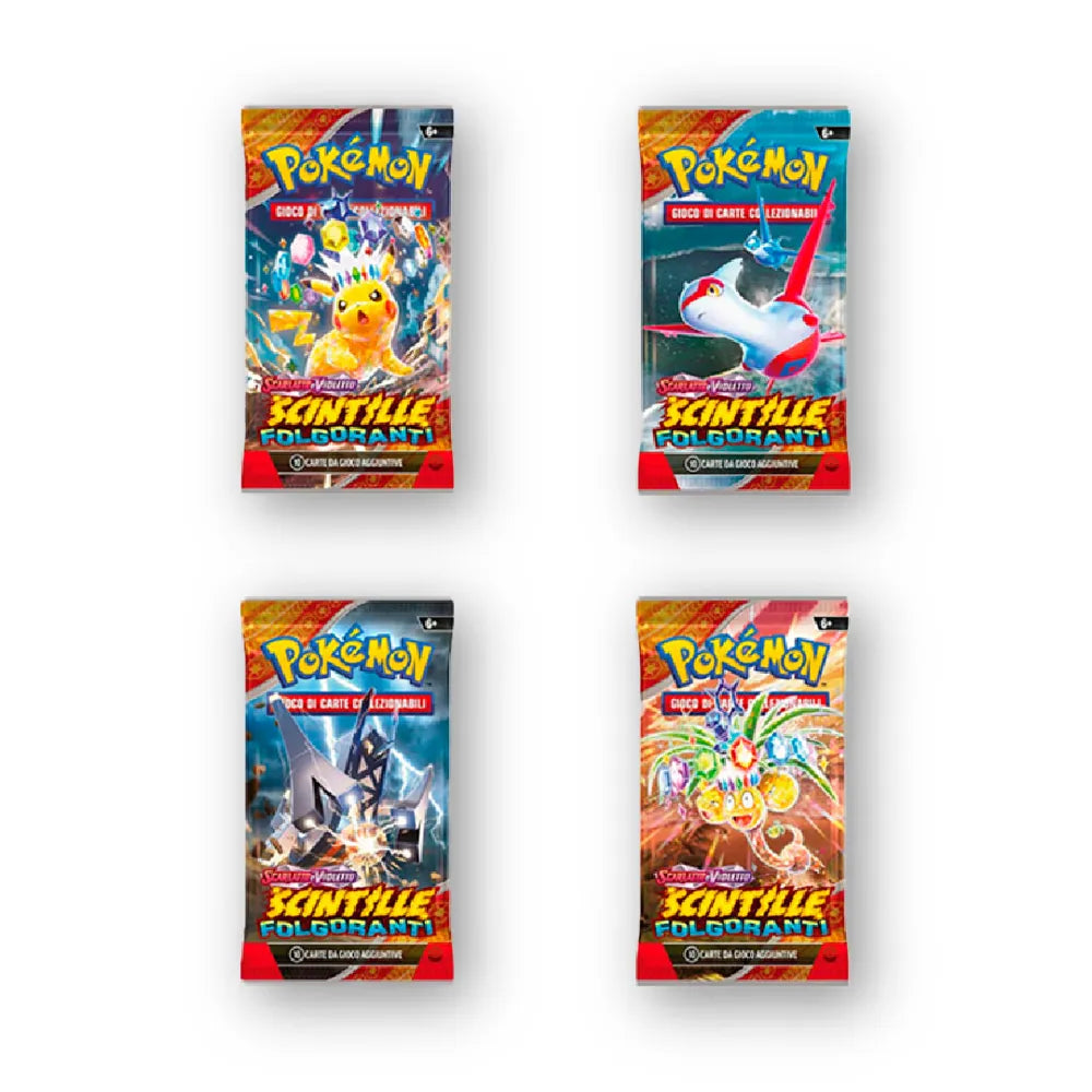 bustine scintille folgoranti pokemon italiano