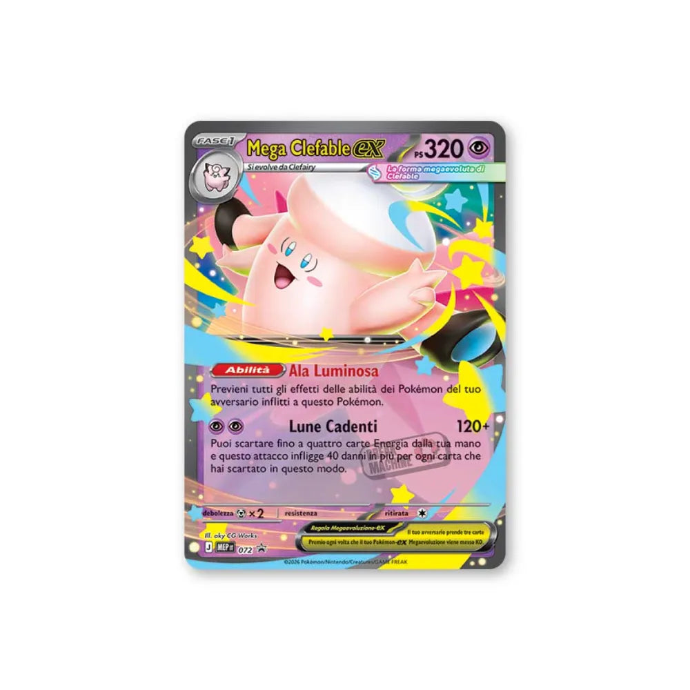 Pokemon - Tin da collezione Mega Chiarodiluna: Mega Clefable EX (IT)