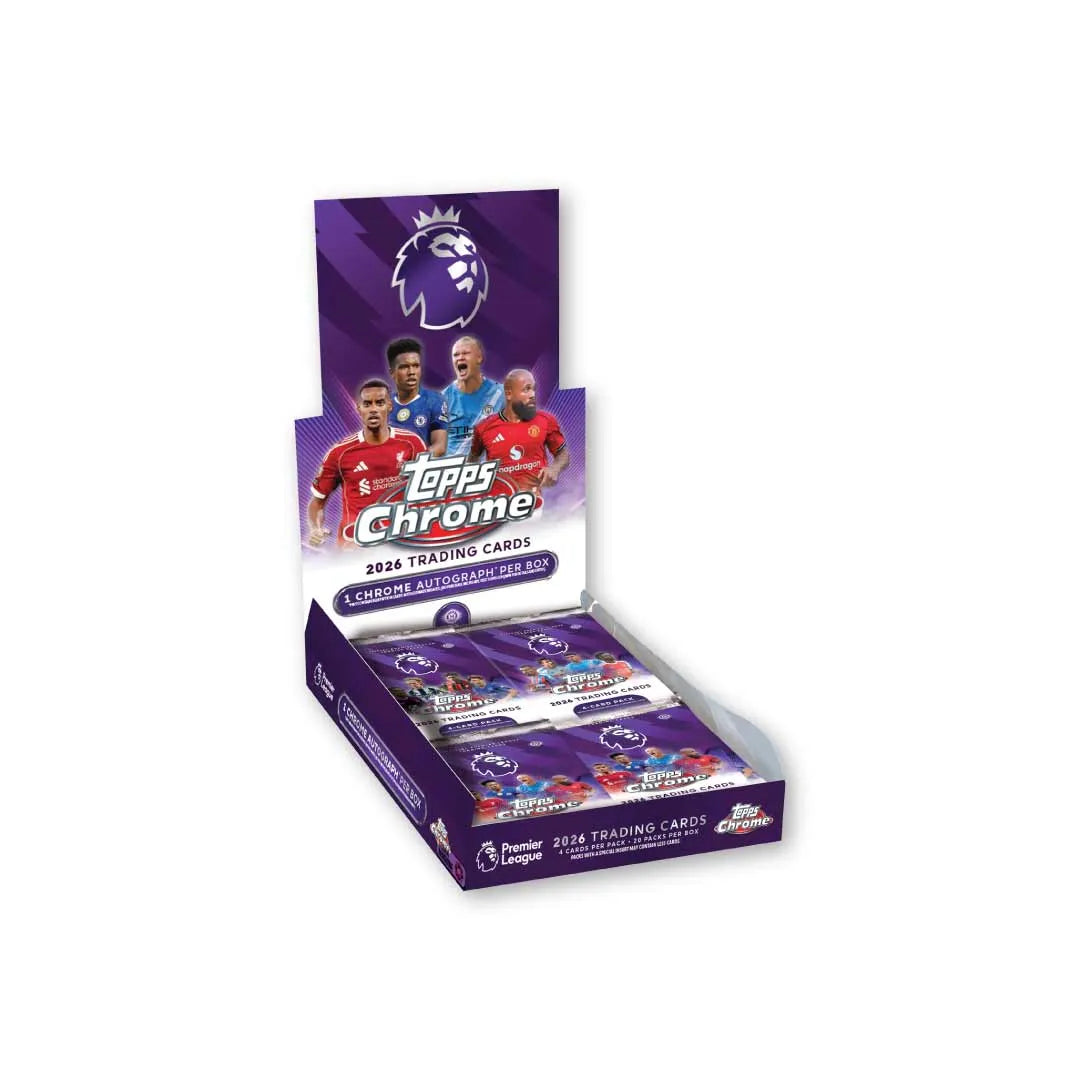 2026 Topps Chrome Premier League - Hobby Box